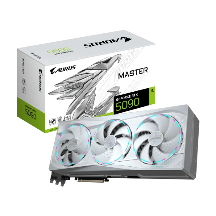 کارت گرافیک گیگابایت AORUS GeForce RTX 5090 MASTER ICE 32GB